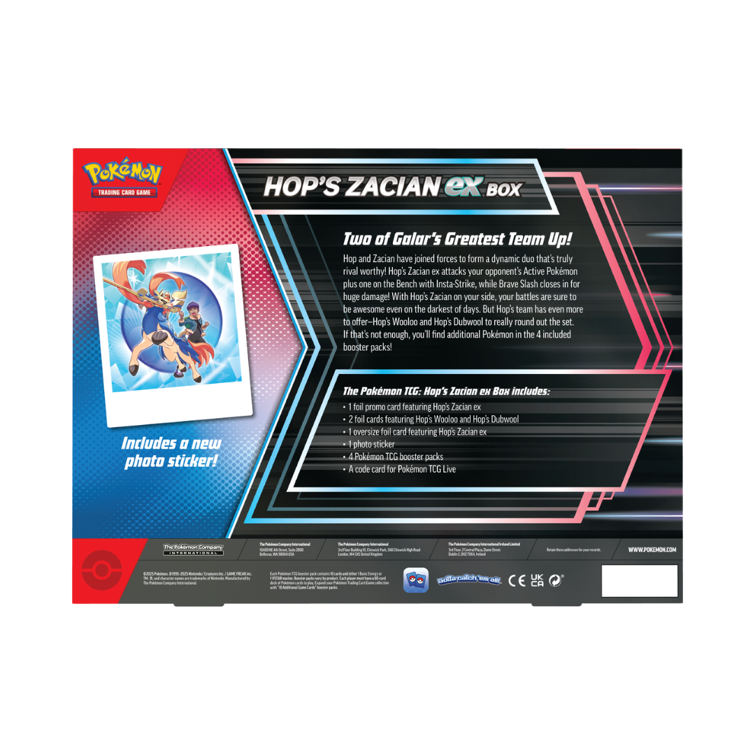 Hop's Zacian Collection Box