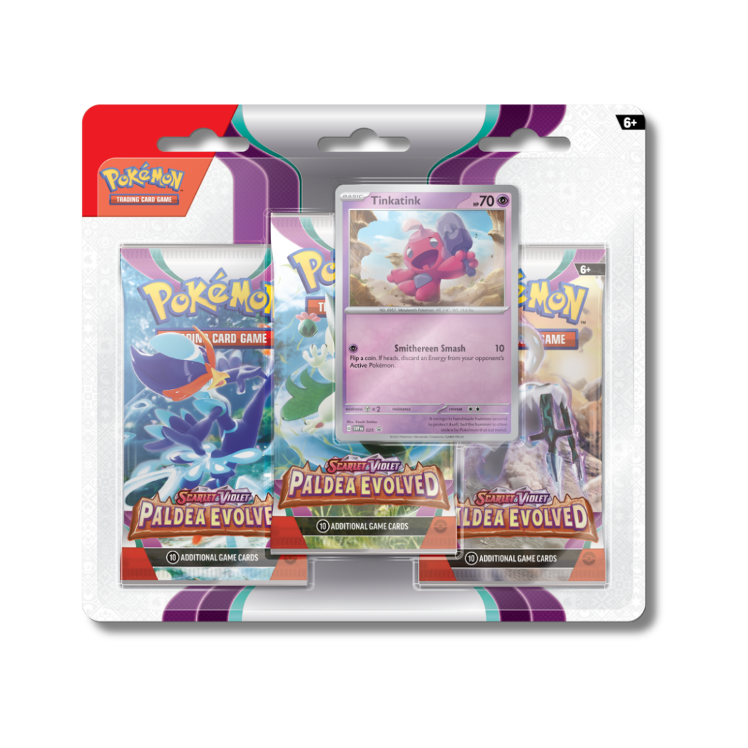 Paldea Evolved Three-Booster Blister