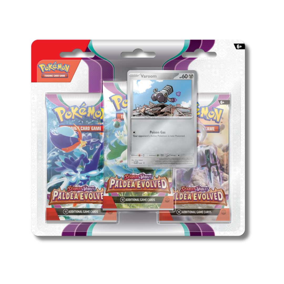 Paldea Evolved Three-Booster Blister