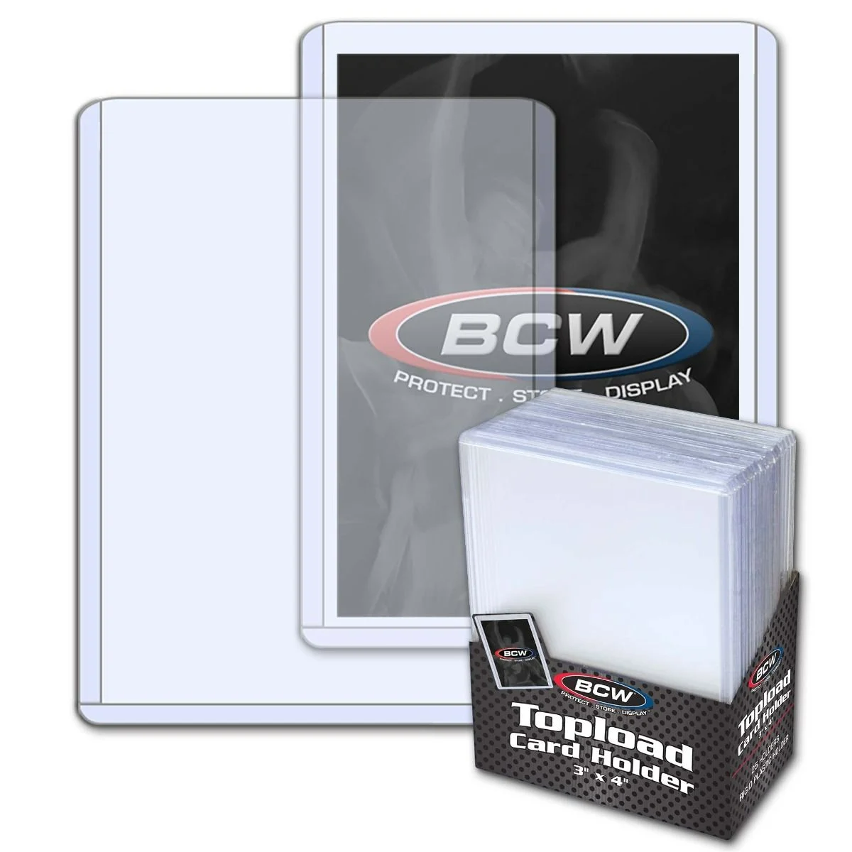 BCW 3x4 Standard Toploader (25 per)