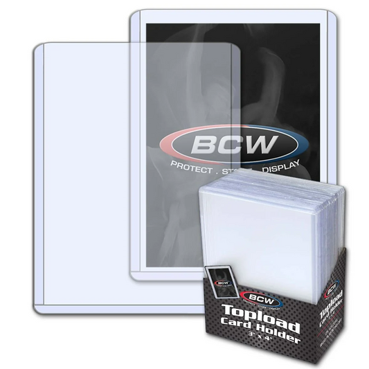 BCW 3x4 Standard Toploader (25 per)