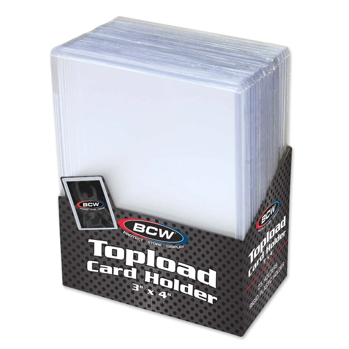 BCW 3x4 Standard Toploader (25 per)