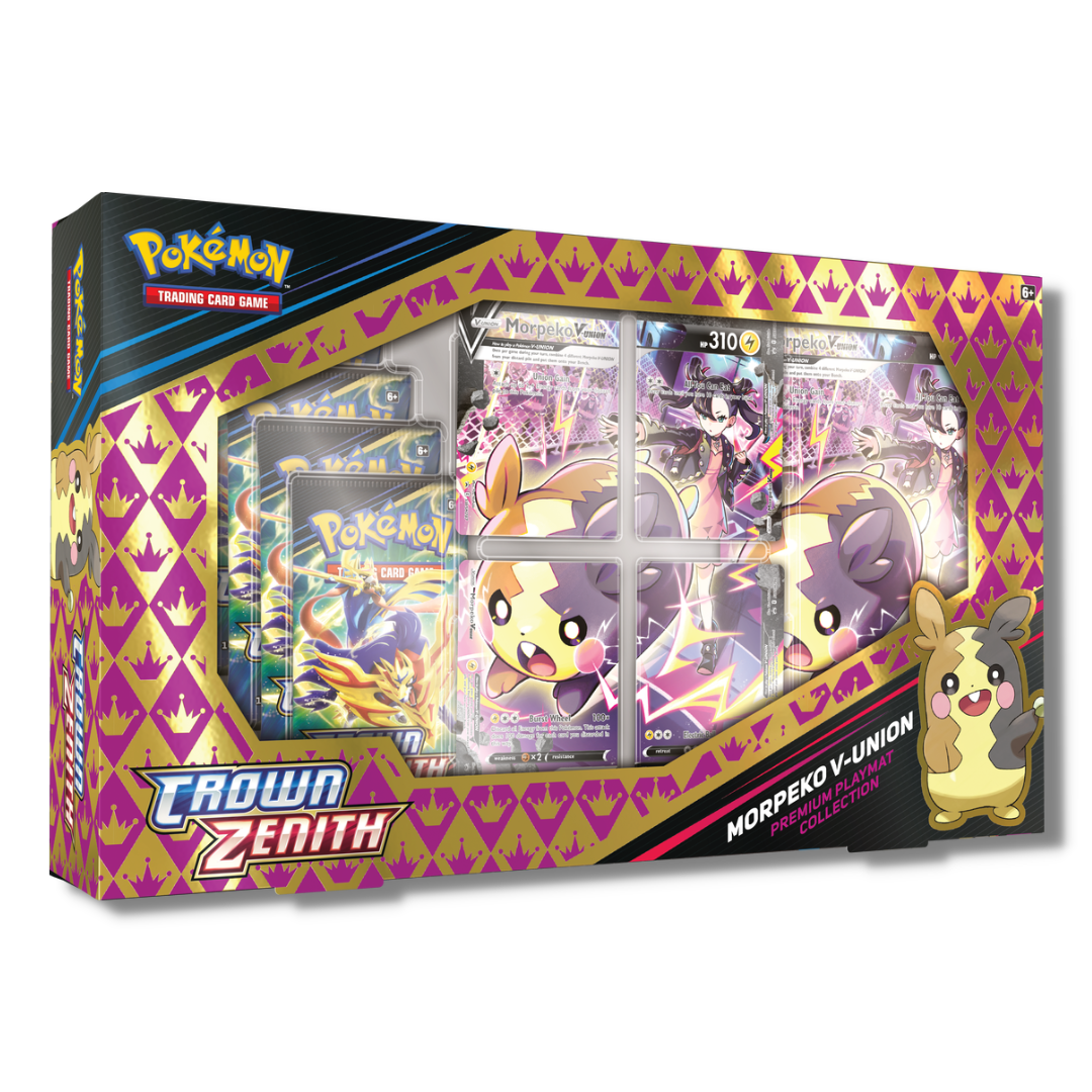 Coffret de collection de tapis de jeu Crown Zenith Premium — Morpeko V-UNION