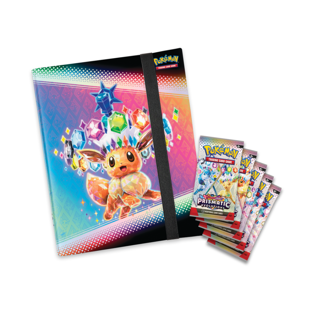 Collection de classeurs Prismatic Evolutions (PRÉCOMMANDE)