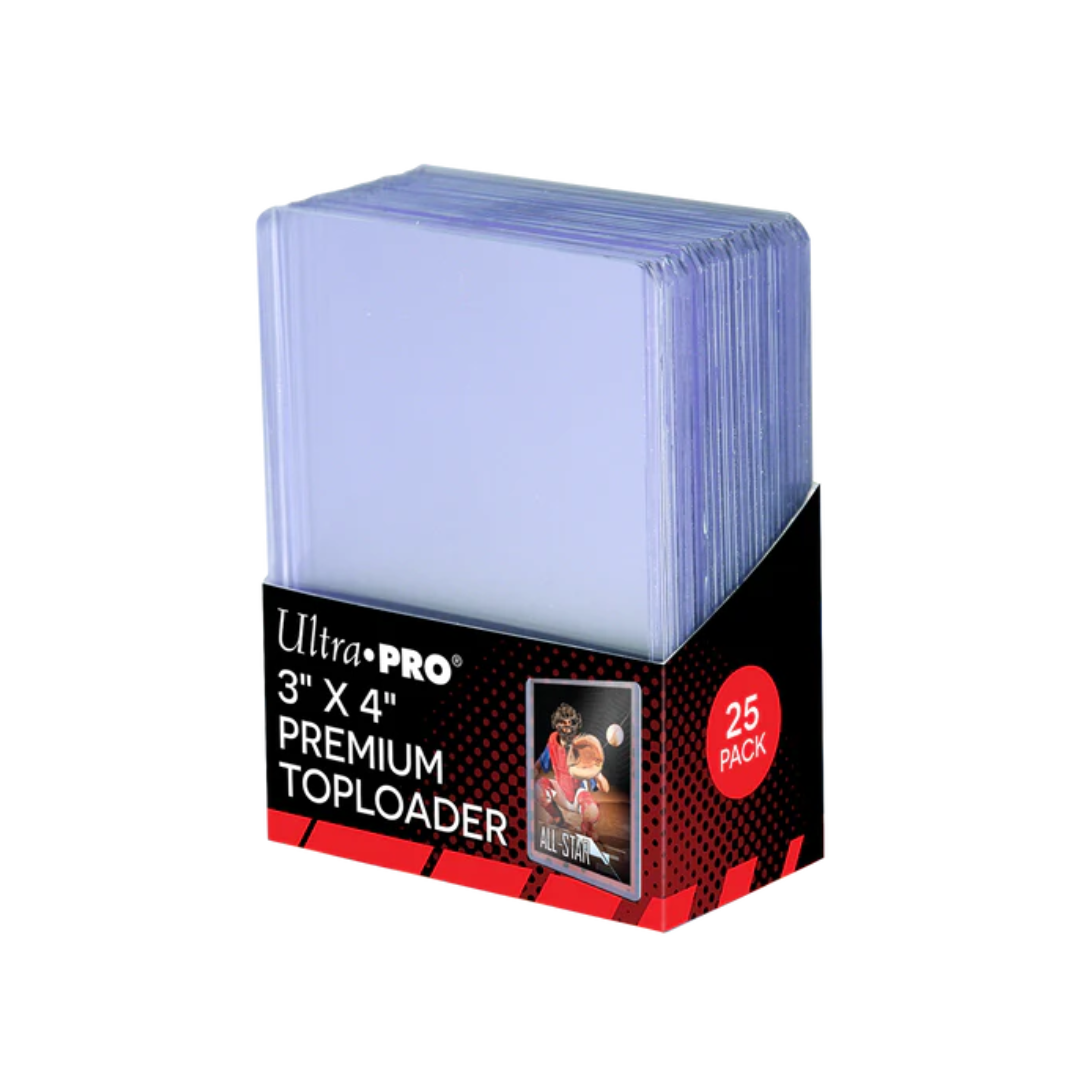 Ultra Pro Toploaders : 3 po x 4 po Transparent Super (25)