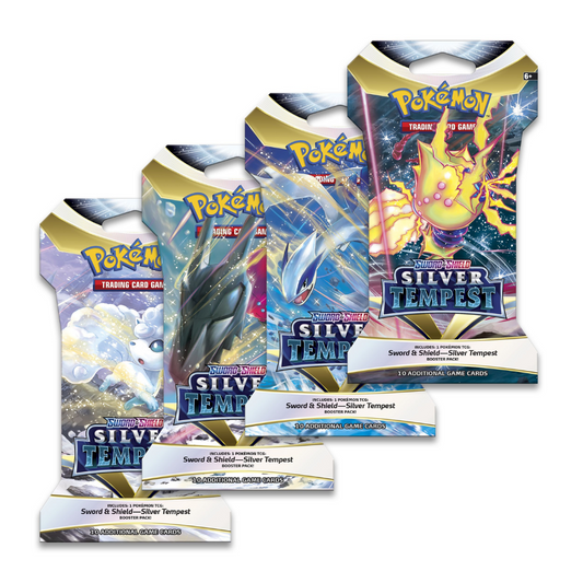 Silver Tempest Sleeved Booster