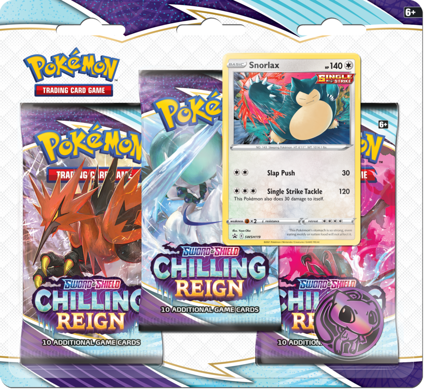 Chilling Reign Three Pack Blister - Poke Zone Cards