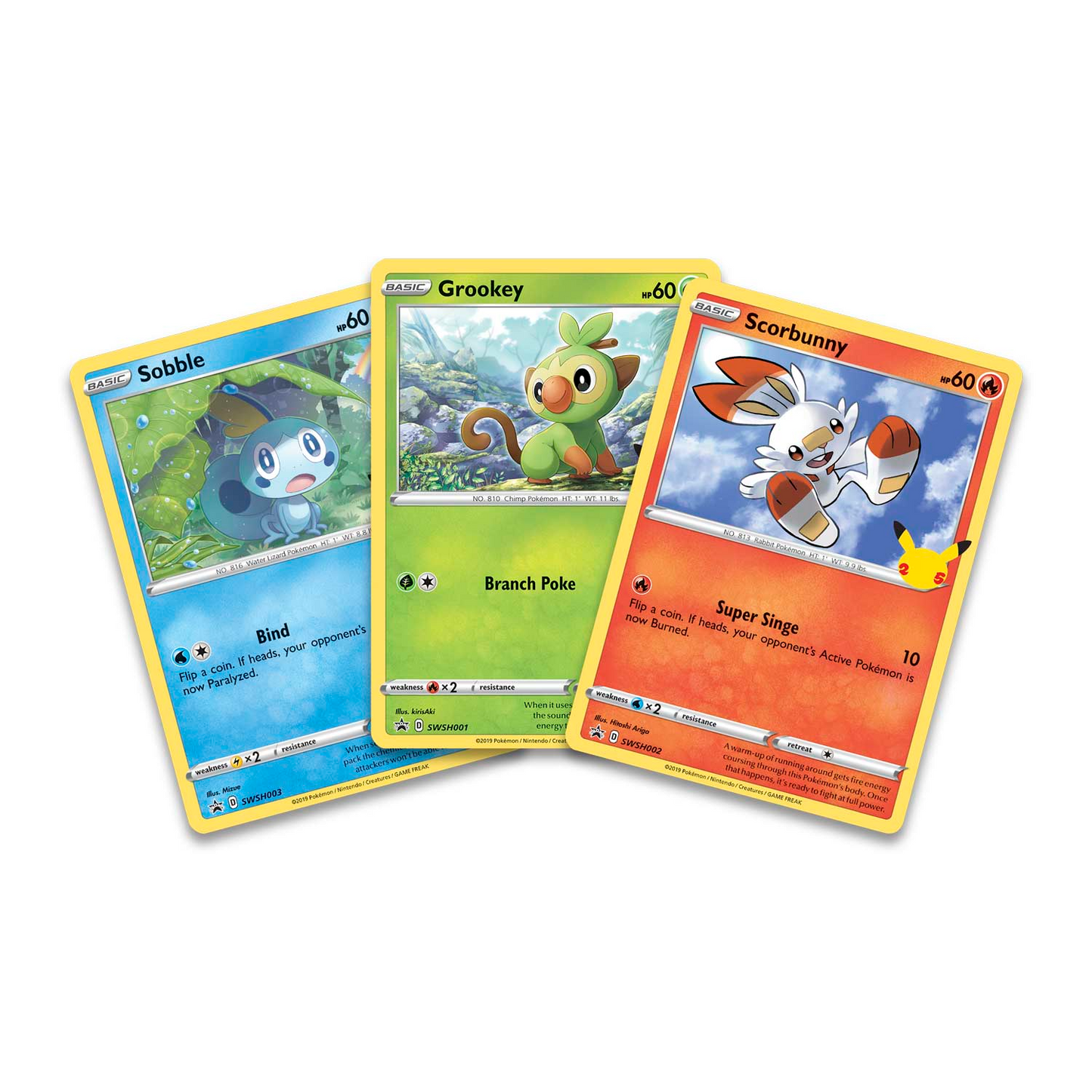 25th Anniversary First Partner Pack (Galar) - Poke Zone Cards