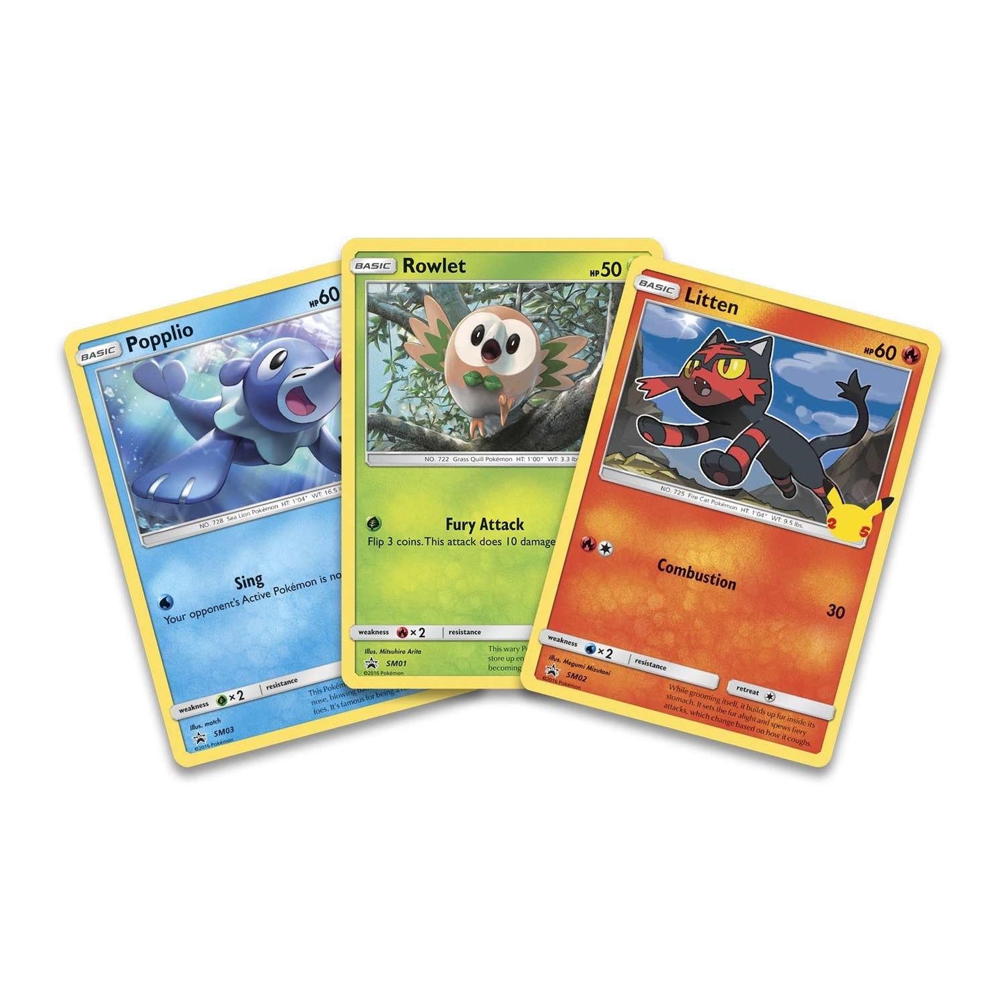 25th Anniversary First Partner Pack (Alola) - Poke Zone Cards